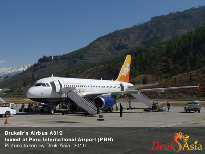 A319 to service Paro-Singapre Route