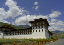 Trashichho Dzong in Thimphu