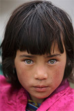 Bhutanese gal with green eyes